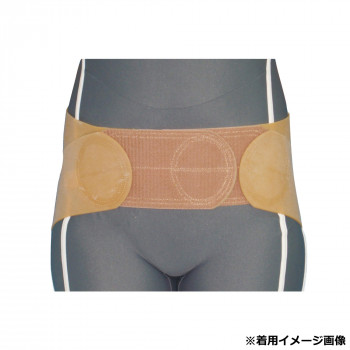 アシスト 腰・骨盤 ジョイントラバーバンド ブラウン M 75～ 90cm 00151