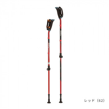 羽立工業 ノルディック・ウォーク プログレッシブズーム2 レッド WH1121-62