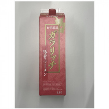 アリアケジャパン 172350 有明鳳凰 ガラリッチ豚骨ラーメン スープ 1.8L×6
