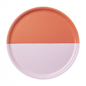 (A)Arabia　アラビア　ヴオッコ 木製トレイ 35cm ピンク・レッド　1077322