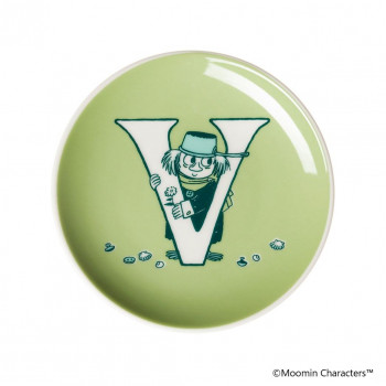 (A)Moomin　ムーミン アルファベットコレクション ミニプレート 10.5cm V　1075844