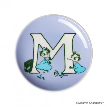 (A)Moomin　ムーミン アルファベットコレクション ミニプレート 10.5cm M　1075845