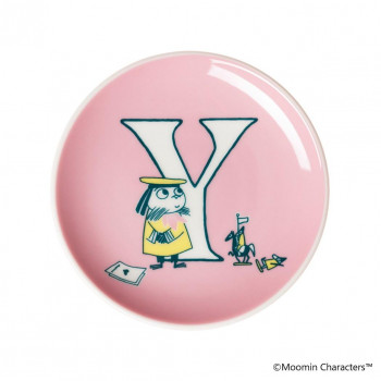 (A)Moomin　ムーミン アルファベットコレクション ミニプレート 10.5cm Y　1075849
