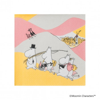 (A)Moomin　ムーミン ペーパーナプキン 33cm ファミリータイム　1076296