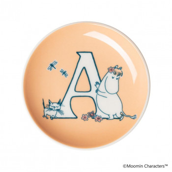 (A)Moomin　ムーミン アルファベットコレクション ミニプレート 10.5cm A　1077291