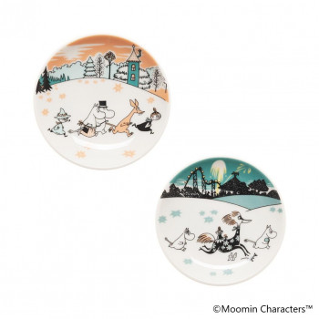 (A)Moomin　ムーミン ミニプレート セット 10.5cm ムーミンバレー　1077472