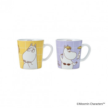 (A)Moomin　ムーミン マグ 0.3L POP ムーミン＆スノークノオジョウサン 2pc　1082974