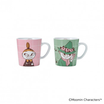 (A)Moomin　ムーミン マグ 0.3L POP リトルミイ＆スナフキン 2pc　1082975