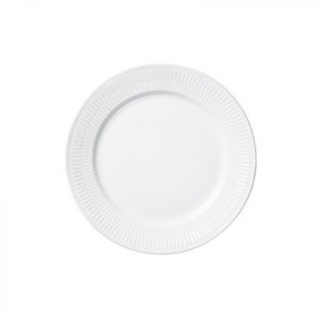 (C)ロイヤルコペンハーゲン　　ホワイト フルーテッド プレート 19CM　1017402
