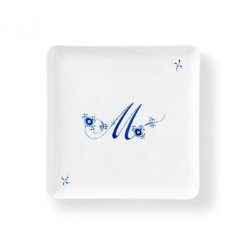 (C)ロイヤルコペンハーゲン　　アルファベット スクエアディッシュ 20cm M　1073773