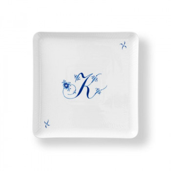 (C)ロイヤルコペンハーゲン　　アルファベット スクエアディッシュ 20cm K　1073774