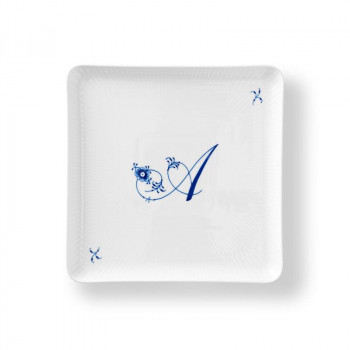 (C)ロイヤルコペンハーゲン　　アルファベット スクエアディッシュ 20cm A　1073779