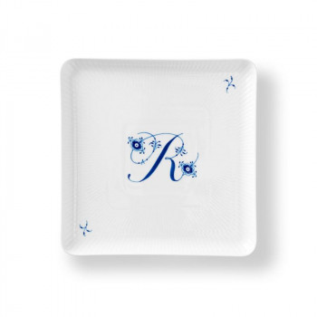 (C)ロイヤルコペンハーゲン　　アルファベット スクエアディッシュ 20cm R　1073781