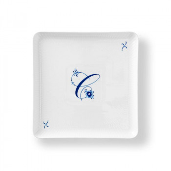 (C)ロイヤルコペンハーゲン　　アルファベット スクエアディッシュ 20cm C　1073782