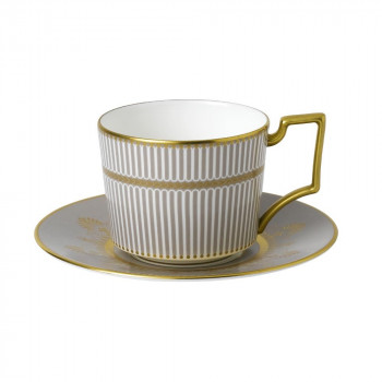 (B) Wedgwood　ウェッジウッド 　アンセミオン グレイ ティー カップ＆ソーサー　1054396