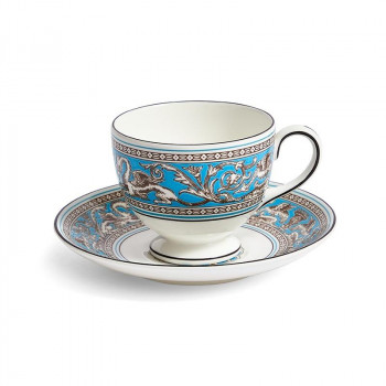 (B) Wedgwood　ウェッジウッド 　フロレンティーン ターコイズ ティーCS リー　1070728