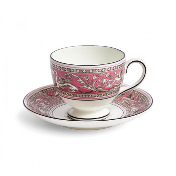 (B) Wedgwood　ウェッジウッド 　フロレンティーン フューシャ ティーCS リー　1070850