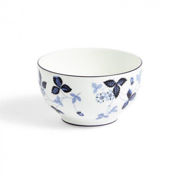 (B) Wedgwood　ウェッジウッド 　ストロベリー インクブルー ラウンドボウル11cm　1072183