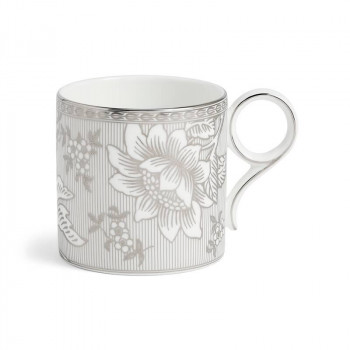 (B) Wedgwood　ウェッジウッド 　シルバートンキン マグ シルバーストライプ　1080897