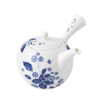 (B) ウェッジウッド 　Sブルーム インディゴ ジャパニーズT.ポット　40000820