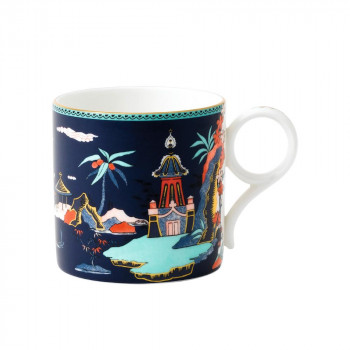 (B) Wedgwood　ウェッジウッド 　ワンダーラスト ブルーパゴダ マグL　40024012