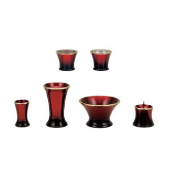 ALTE MEISTER　アルテマイスター　仏具　カヌレ　6点セット　　中　ワイン　41143