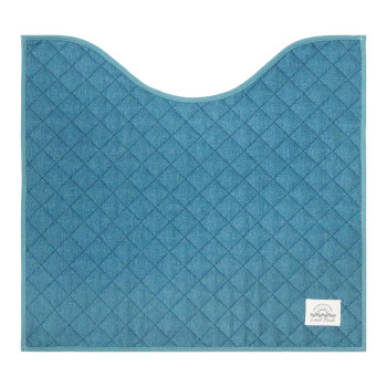 オカトー Laid Back(レイドバック) トイレマット 55×60cm デニムブルー