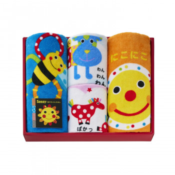 Sassyのあかちゃんえほん サッシー タオルセット 箱入 SE-8250