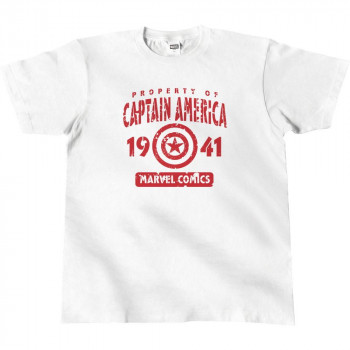 イン・ロック MARVEL(マーベル) キャプテン・アメリカ4 Tシャツ(L 白) IG4525