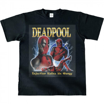 イン・ロック MARVEL(マーベル) デッドプール3 Tシャツ(L Black デッドプール) IG4464