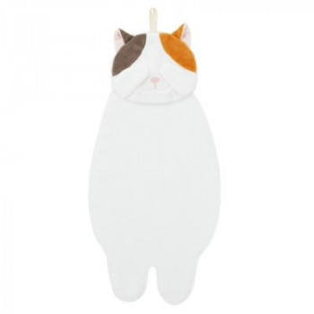 りぶはあと　くびねっこ　ポケットタオル　ミケネコ　27043-11