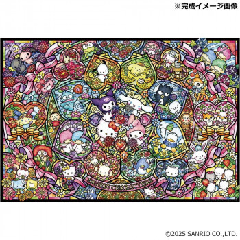 ビバリー ジグソーパズル サンリオ サンリオキャラクターズ ステンドグラス 300ピース 300-173