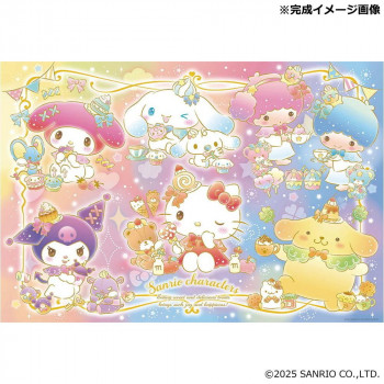 ビバリー ジグソーパズル サンリオ サンリオキャラクターズ キラキラおやつタイム 1000ピース 1000-125