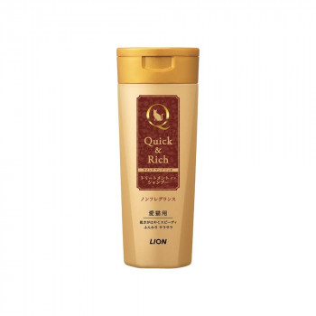 ライオンペット クイック＆リッチ トリートメントインシャンプー 愛猫用 ノンフレグランス 200ml 3670069