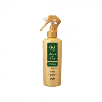 ライオンペット クイック＆リッチ ブラッシングトリートメント 愛犬用 フォレストグリーン 200ml 3670130