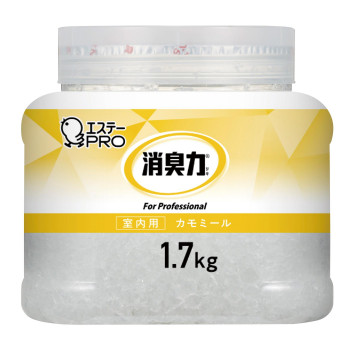 消臭力 業務用 クラッシュゲルタイプ 室内用 1.7kg カモミール (0022763)