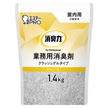 消臭力 業務用 クラッシュゲルタイプ 室内用 1.4kg カモミール (0022760)