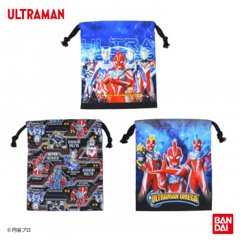 巾着S 3枚セット ウルトラヒーローズ 138283