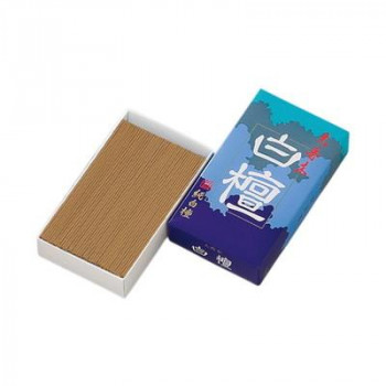 精華堂 線香 大香木白檀 大バラ詰 短寸100g 00100