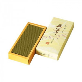 精華堂 線香 銘香五筆 中バラ詰 短寸60g 00212