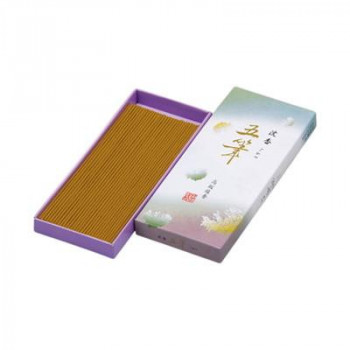 精華堂 線香 沈香五筆 小箱 短寸18g 00216