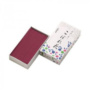 精華堂 線香 こぼれ花・赤 大バラ詰 短寸162g 00301