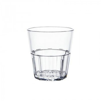 ダイヤモンドタンブラー 240ml 8oz クリア PLPCTB108CL