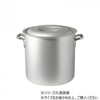 IH対応アルマイト加工アルミ寸胴鍋(目盛付) 30cm AZIALZND030