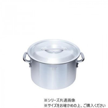 IH対応アルミ半寸胴鍋(目盛付) 21cm IALHZND021