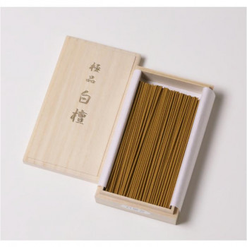 芳薫堂 線香 桂花 白檀 有煙タイプ バラ詰 桐箱85g入 01066