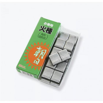 芳薫堂  朝日火種 グリーン箱 20個入 02710