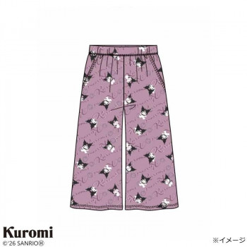 ギャルソンヌ　レディスパジャマ　天竺　サンリオ　クロミ　7分丈パンツ　ピンク　370386　Mサイズ