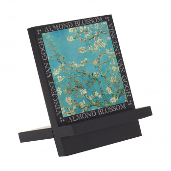 ユーパワー 名画木製イーゼルアート ゴッホ「アーモンドの花」 EA-00803