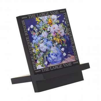 ユーパワー 名画木製イーゼルアート ルノワール「大きな花瓶」 EA-00813